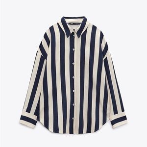New Zara linen button down